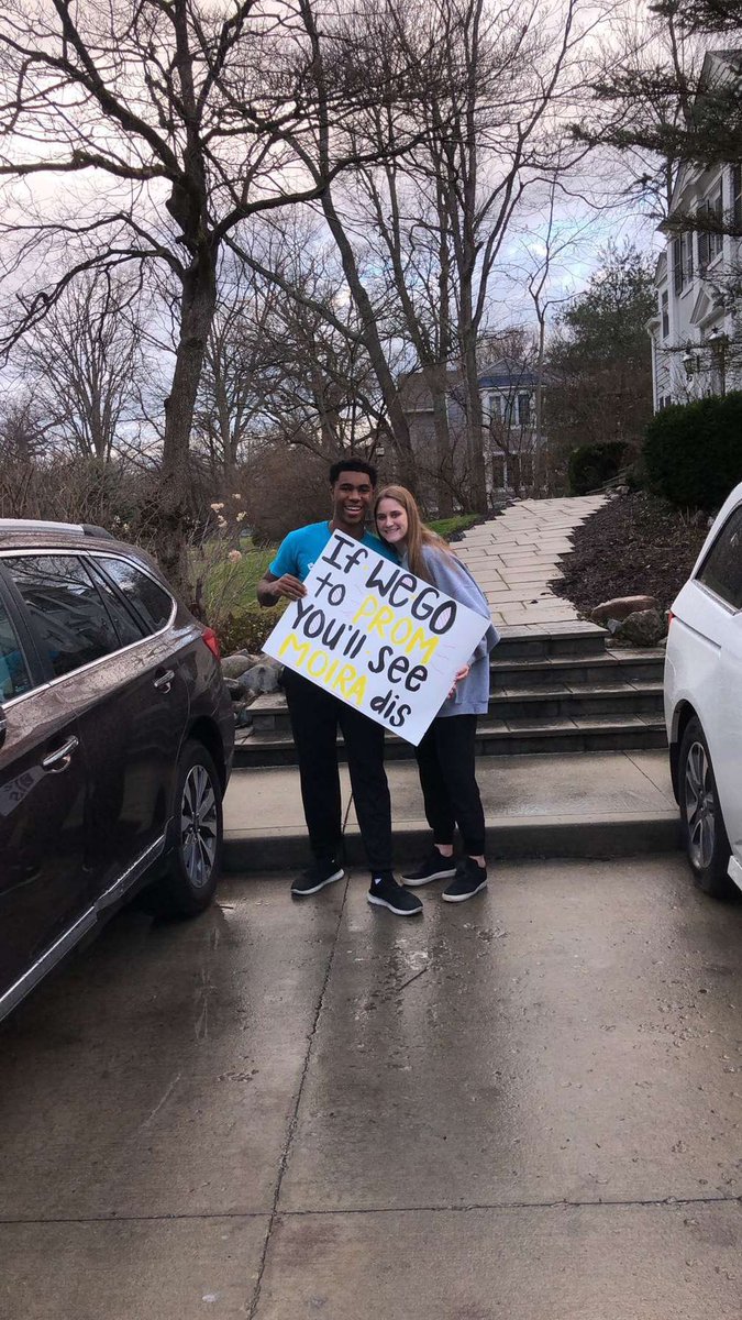 Kyle Haslett moved his feet for a girl who can’t be beat! He and Moira McGinley will do some more dancing at prom #TrojanProm2020