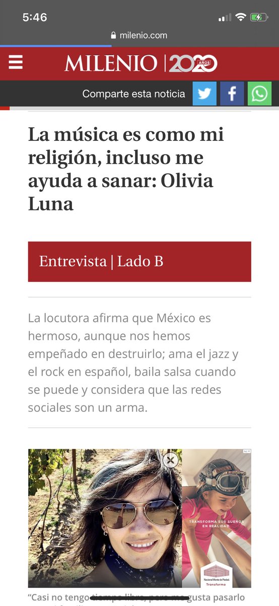 ElYerriss's tweet photo. @LunaOlivia  Holas !!!! Acá leyendo el artículo, también está en formato digital  👍🏼🤘🏽🤘🏽    https://t.co/1kHL2dCu8w https://t.co/x1frVVZqcF