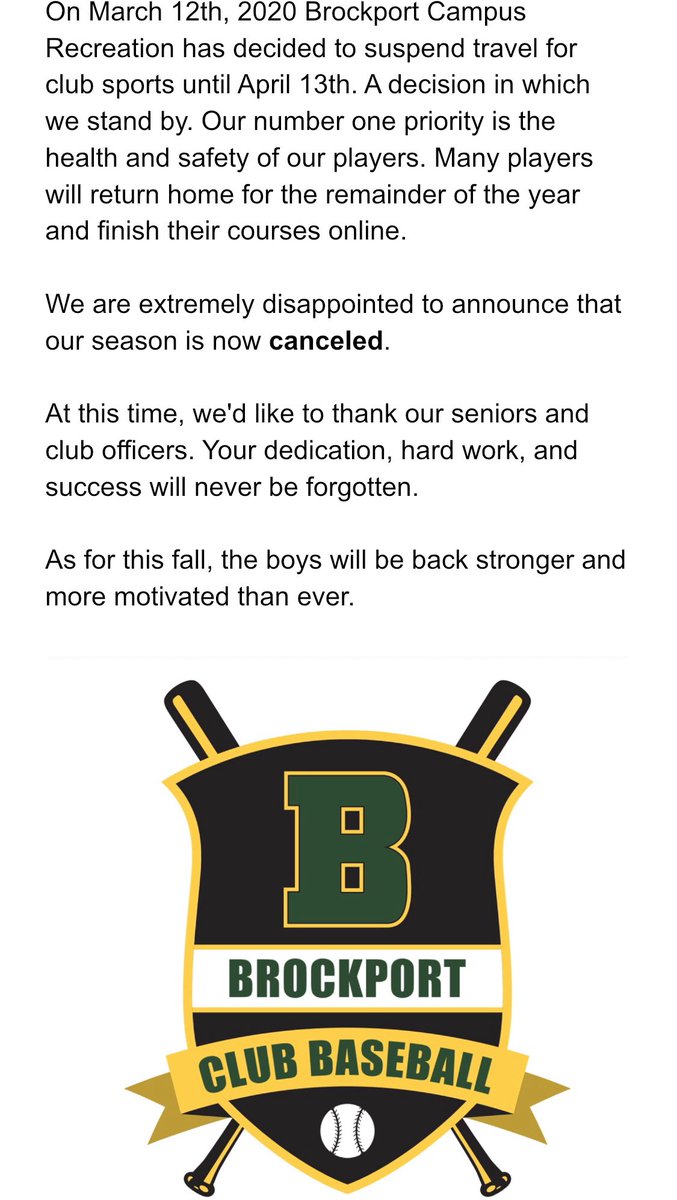 Brockport Club Baseball tweet media