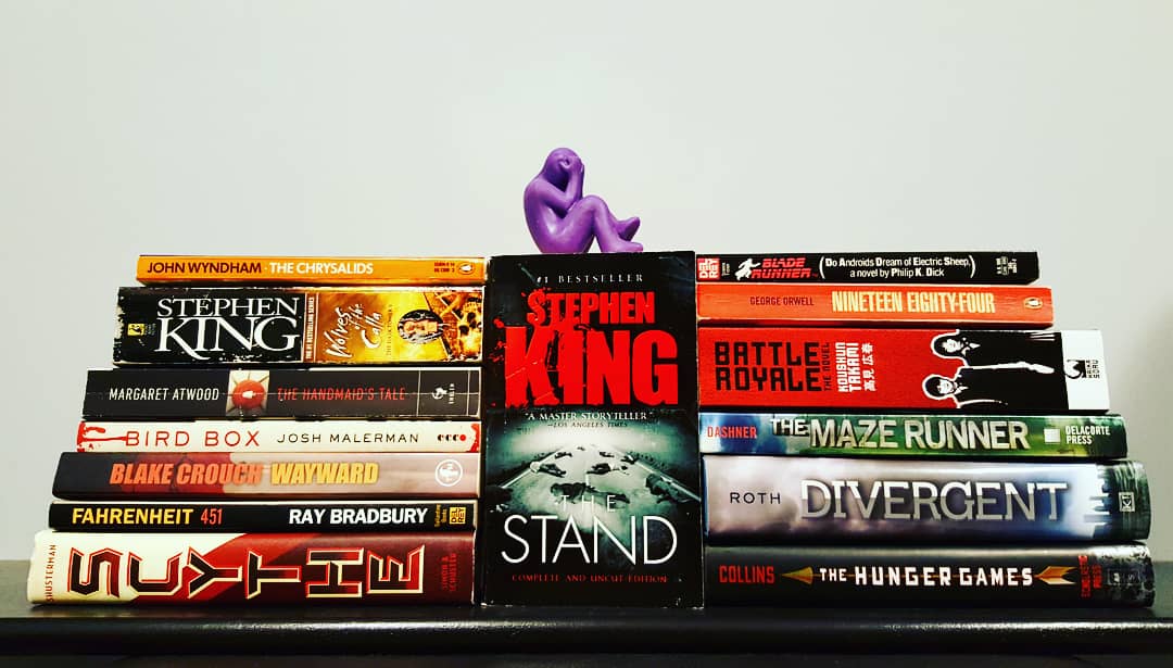 FelixDimaro's tweet image. I'll be delving into some Dystopian fiction to get with the spirit of the times 😅.

What is your fave Dystopian book/movie? And what is your current panic level on a scale from one to hoarding-all-the-toilet-paper?
#amreading #covid19 #scifi #dystopian #books #pandemic #thestand