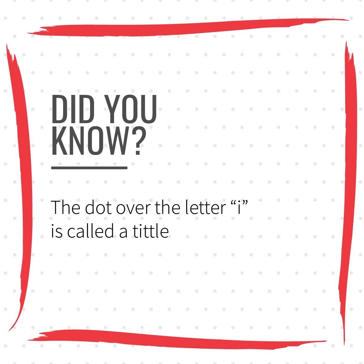 lcotyler's tweet photo. Who doesn’t love a cute “tittle”?! #lcotyler #wordoftheday https://t.co/r2FiXei0ug