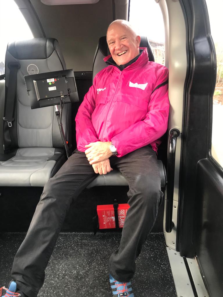 allanboardman's tweet photo. Great fun being involved as #QueenElizabethOlympicPark #ParkChampion #volunteer in #CapriMobility trial of driverless pods transporting members of the public around the park. #AutonomousVehicles #innovation #NoOrdinaryPark https://t.co/wgBO4lq68S