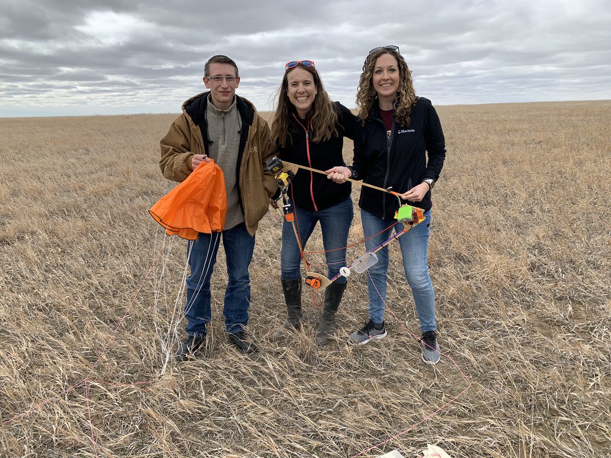 ACE_Marmots's tweet photo. What is the likelihood of meeting a high schooler that tracks balloons using a homemade antennae? So glad to meet Tate and his family. Thanks for the help! https://t.co/doBLWPB7Qs