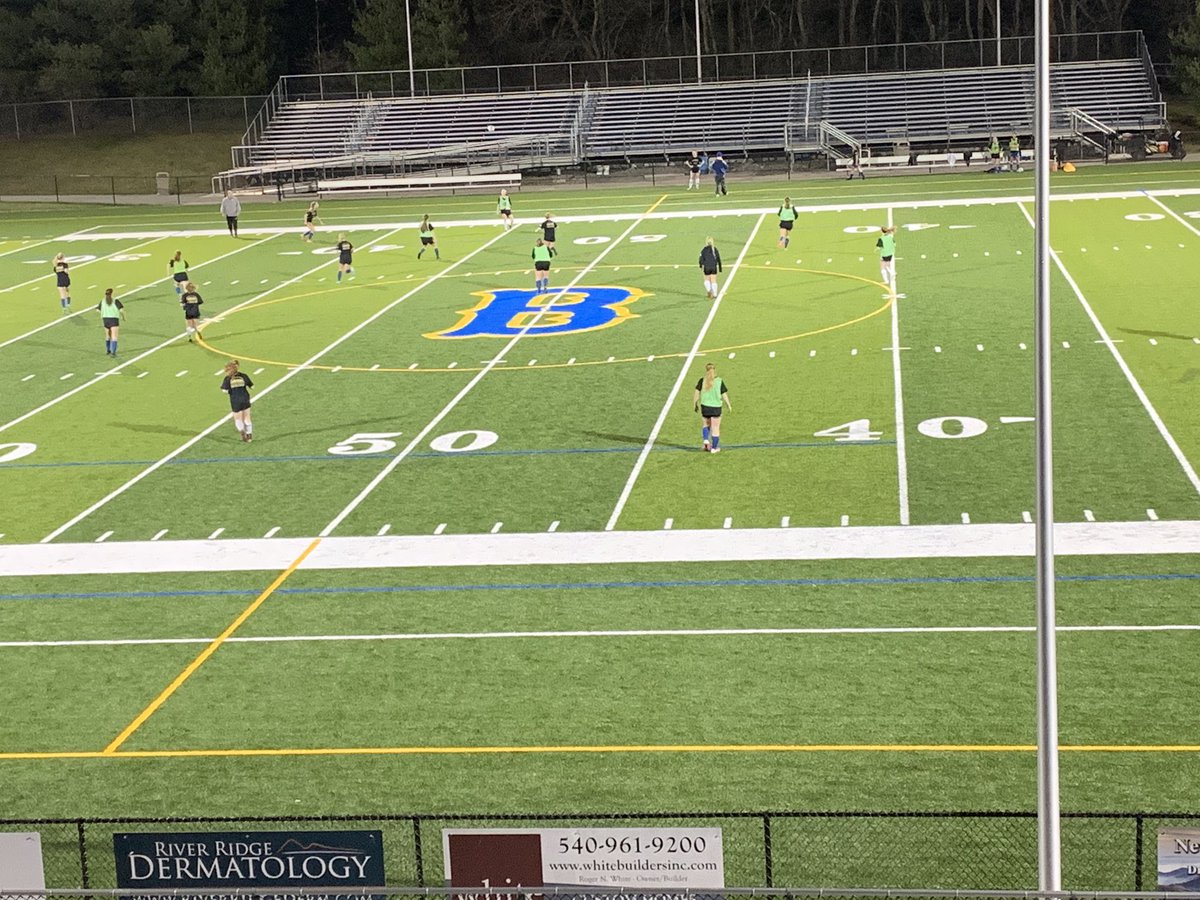 Practice under the lights