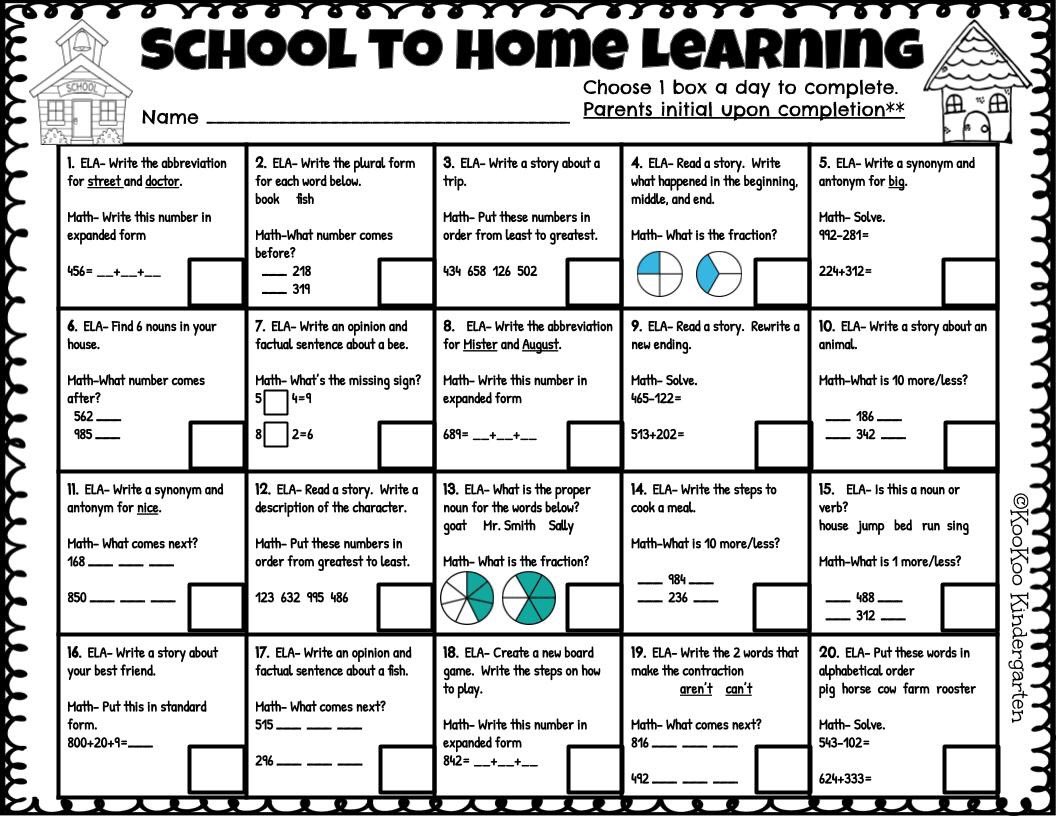 kookookinder's tweet photo. We have created 3 (K-2nd) School to Home Learning Choice Boards that can be sent home with students if your school were to close for FREE. 
Click on the link below for this FREEBIE...
https://t.co/mh2stW0CRn https://t.co/kqp9B5XWFF