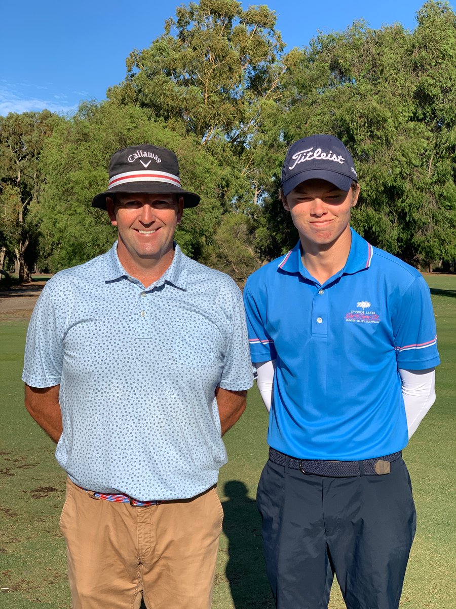 CottesloeGC's tweet photo. Round of 32 underway at WA Amateur at @melville_glades. @CottesloeGC’s Paul Patterson playing Adam Brady has fathered 6% of field and family makes up 9% !👍🏌️#goPaulJackThomas #teamPatto @GolfWestAust @GolfAust Live scores at https://t.co/VSxJtHwRBR https://t.co/azjgOpKW7o