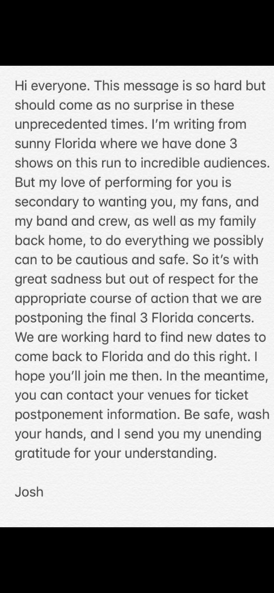 josh groban tweet media