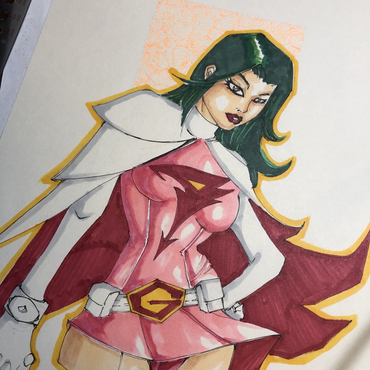 Lost_filipino's tweet photo. Start // Finish - I never got to watch this when I was younger, just feeling nostalgic.
.
.
#art #fanart #anime #80scartoons or was it the 70s? #battleoftheplanets #gatchaman #princessjun https://t.co/81RCtnsDUJ