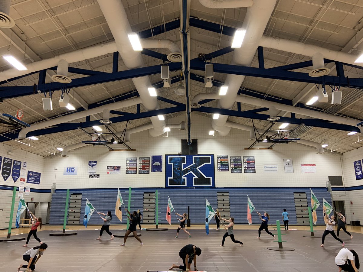 KilbourneBands's tweet photo. Could not be more proud of our indoor programs. These students rehearsed so well in the final minutes of their abbreviated season. Thank you for such a great winter! Congrats to our Indoor Percussion, WK JV, and WK Varsity Guards. #bandislife #guardislife #wkdrumline #itsworthit https://t.co/VDgmgugRWW