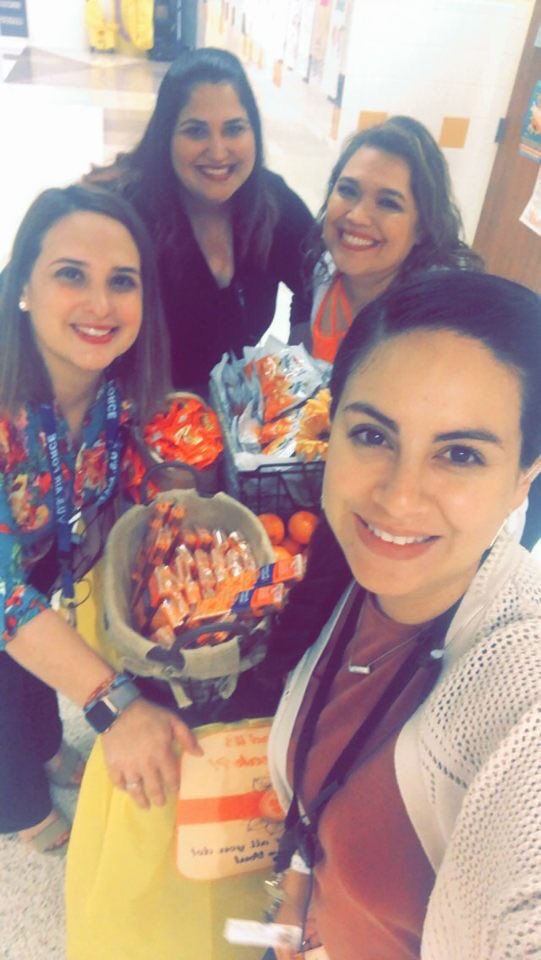msmarisalgarza's tweet photo. “Orange” you glad it’s Spring Break? We are! Just a little motivation to finish the week strong. 🧡🧡🧡#FieldFalcons https://t.co/uDgnqkp0mn