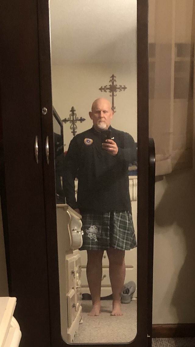I feel so liberated, dang virus canceled my Blarney Run. Now I see why dudes love their Kilts.
