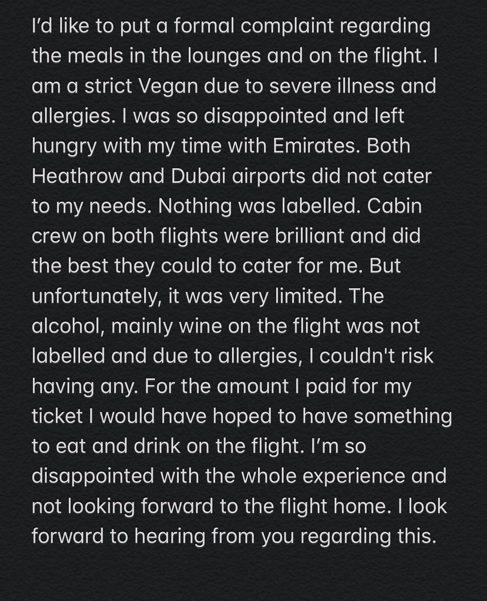 Muzzie_Behcet's tweet photo. @EmiratesSupport I’ve been trying to send this via complaints on your site but have been unsuccessful https://t.co/geHhhvAfbV