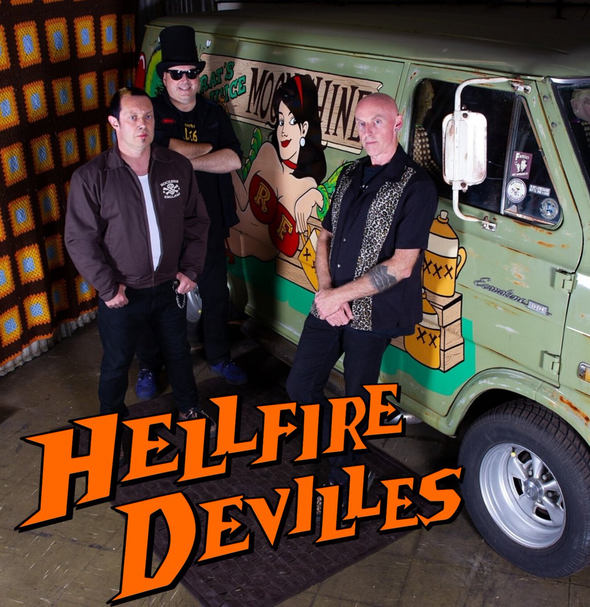 hellfiredeville's tweet image. With our daily driver....... #hellfiredevilles #rockabilly #psychobilly #killerbilly #rockandroll #deathrock #ratrod #custom #customvans #edroth #ratfink