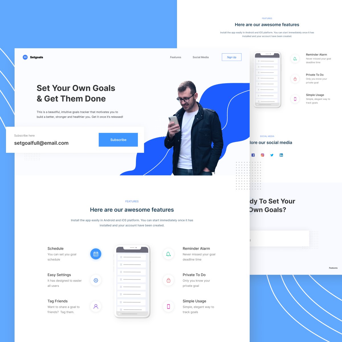 Agensip's tweet photo. Our intern designer @hakimhn_ presenting his first work about subscription website. This website will help you to get information about the application to be launched. Feel free to put your opinion about it ๐
#UI #UX #UserInterface #UserExpercience #dribbble #WebDesign https://t.co/ugzOQGHks6