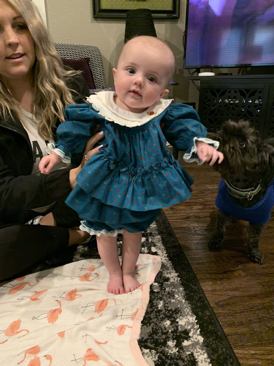 Same dress 28 years apart! Love my girls! #landrykate #meganclegg <a href="/meghunt14/">Megan Clegg</a>