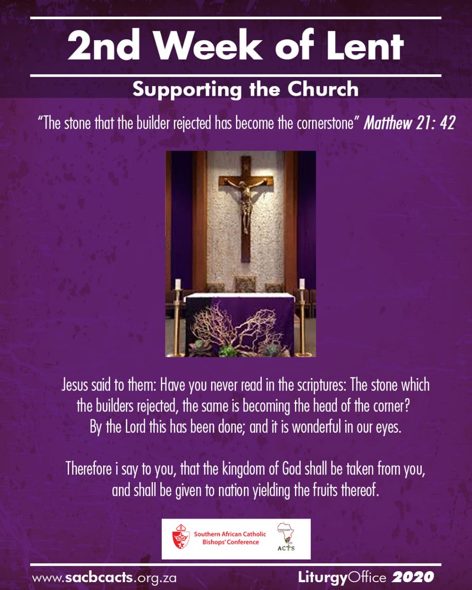 ACTSNational's tweet photo. Support the church

Support the church in different kinds of way without expecting anything in return. Just know that good reward from the Most High will come your way.

#ACTS #ACTSNATIONAL #LentAndAppeal #sacbc_youth #MWYD_Pretoria #MWYD_2020 https://t.co/cyE6Ej64D8