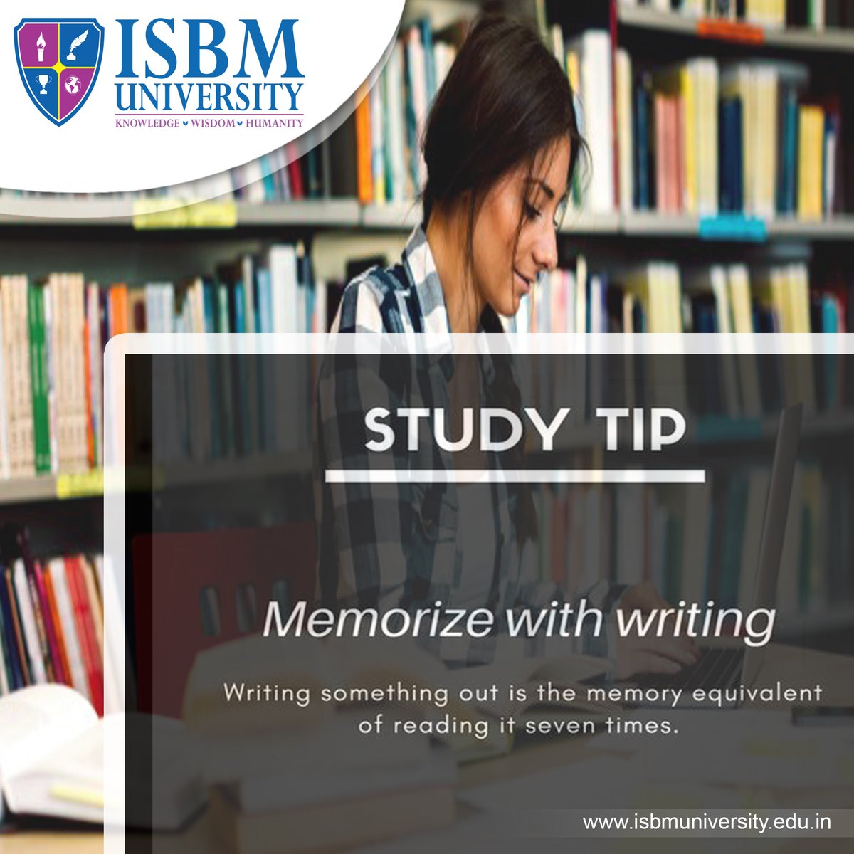ISBMUniversity's tweet photo. Tips to improve your Study Habits!
#study_tips #study_smarter #study_facts #study_hacks #ISBMUniversity

Visit us at:-https://t.co/ER806STztH https://t.co/Vgpj6mwSJ4