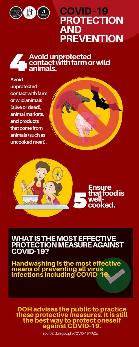 HelloBatangas's tweet photo. With one confirmed case in Batangas City, these tips are now more important than ever.
Please share to help educate people.
Stay safe, everyone!
#HelloBatangas https://t.co/1KJGTGi0NC