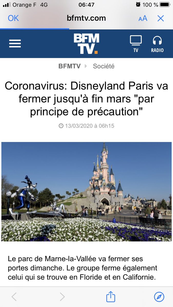 HlnBl's tweet photo. @DLPHelp Bonjour j’ai acheté à un CE 2 billets 1 jour/2 parcs avec accès aux parcs jusqu’au 1er avril (visite prévue pr le 27/03). Comme le parc ferme dès dimanche jusque fin mars, quel dispositif de remboursement/prolongation de validité des billets est prévu svp? Merci d’avance https://t.co/fCeAjoA6hW