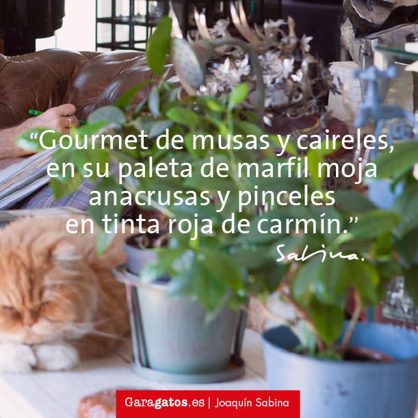 "Su caramelo de tristeza, no es mal anzuelo para un pez" #Garagatos #JoaquínSabina #Carmín #Abel #Caín