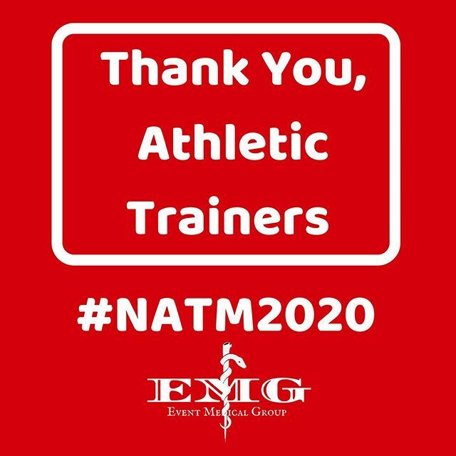 EMGUtah13's tweet photo. It’s day 12 of #NATM2020 and it’s time for an #ATShoutout! .
Athletes! Patients! Clients! Shout out your #AthleticTrainer and give them some love for all the hard work and dedication they provide for you and your health! Comment and tag your favorite AT … https://t.co/YCC35Ts8rE https://t.co/rHpXxN0xhu