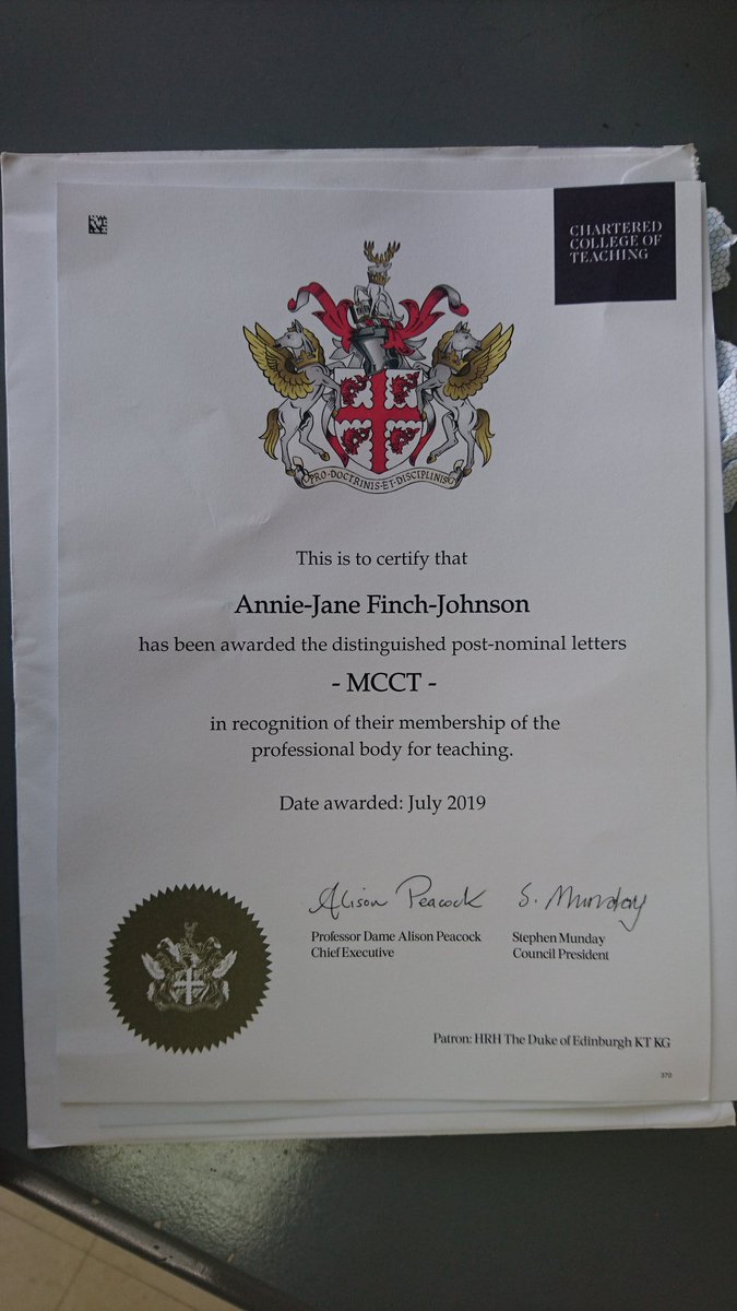 Annie__FJ's tweet photo. When you get this lovely suprise all the way to Peru (no-one understands how hard to is to receive items in Peru #lostpost) from @CharteredColl to recognise your membership! #edutwitter #research #teachinglife #educationalreading #educhat #support https://t.co/teAsFBuos0