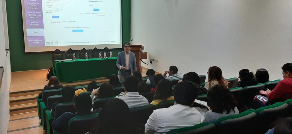 vinculasociedad's tweet photo. #Entérate
📌El día de hoy se llevó a cabo el taller de Protección de Datos Personales, en el marco de la #RedUSOC, con los estudiantes de la licenciatura de derecho de la @ELDPuebla. https://t.co/jPOjkrLo1B