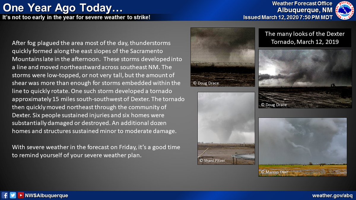 Do you remember what happened one year ago today? #nmwx