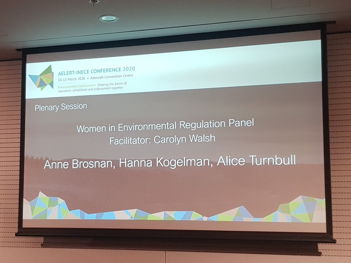 Empowering panel discussion today about #women in environmental regulation. 

My favourite quote, "I think you'll find I 🤬ing can" is now my comeback for those who try to stop me 💪 

#AELERTINECE2020