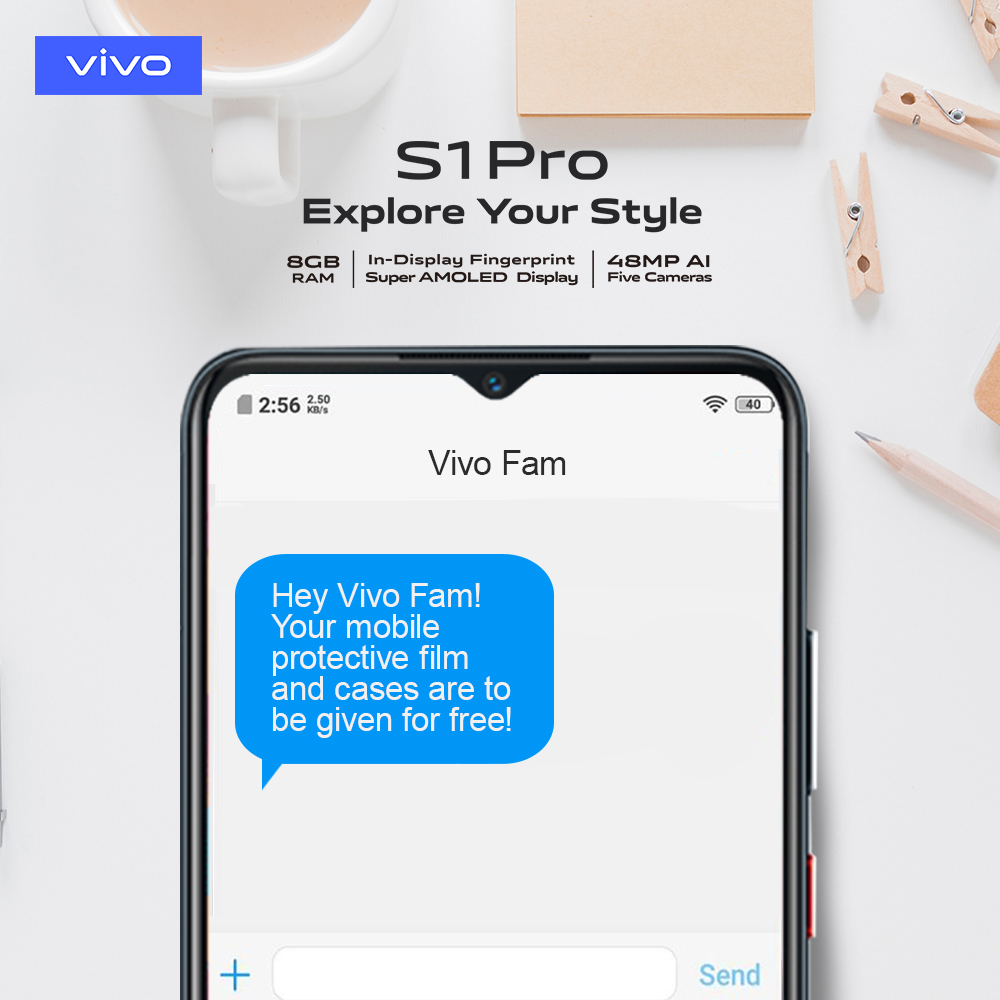 vivo_phil's tweet photo. Hey Vivo Fam, We have exciting news for you. Your mobile protective film and cases are to be given for free! Check out which phones are qualified here: https://t.co/y6BkiOA03C https://t.co/YkWG8KVKA8