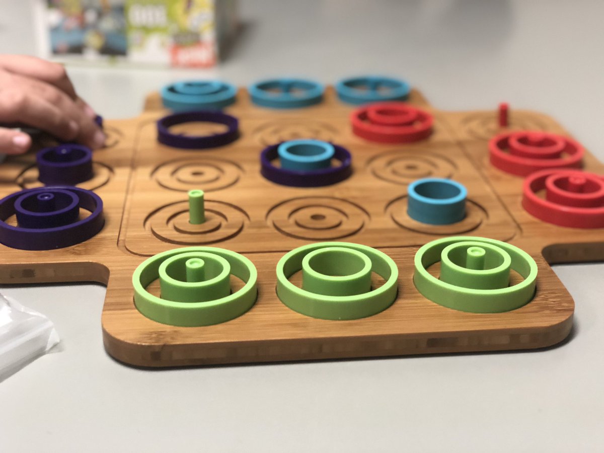 Stretching our minds and learning a new game. This time the students taught me! The game was a gift to the counseling office from Ms. Lurdes 🥰