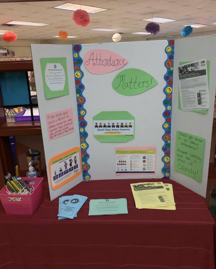 ATPiotrowski's tweet image. Promoting positive attendance at @MChristian_ES’s Math &amp;amp; Literacy Night! Shout out to our amazing math and reading teams for a great event! #everystudenteveryday #powerofthepride