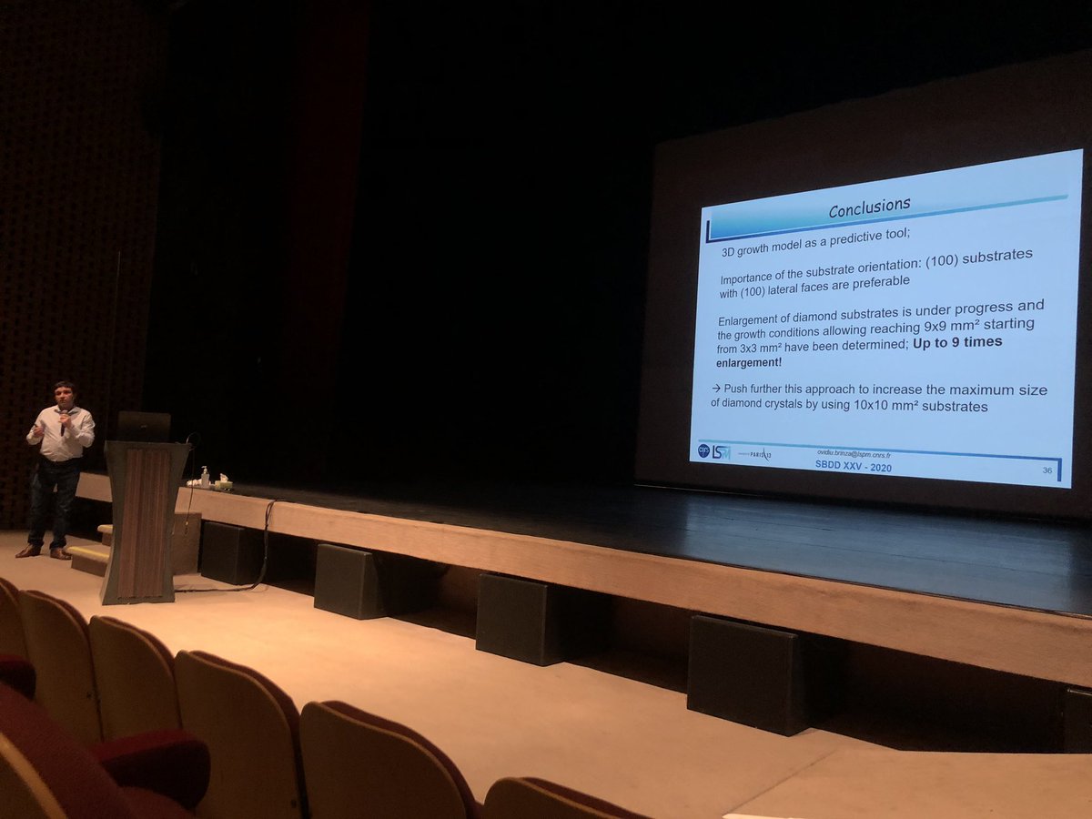 Superb invited talks of Pilar Villar and Ovidiu Brinza on day 2 of #SBDD25! #diamond