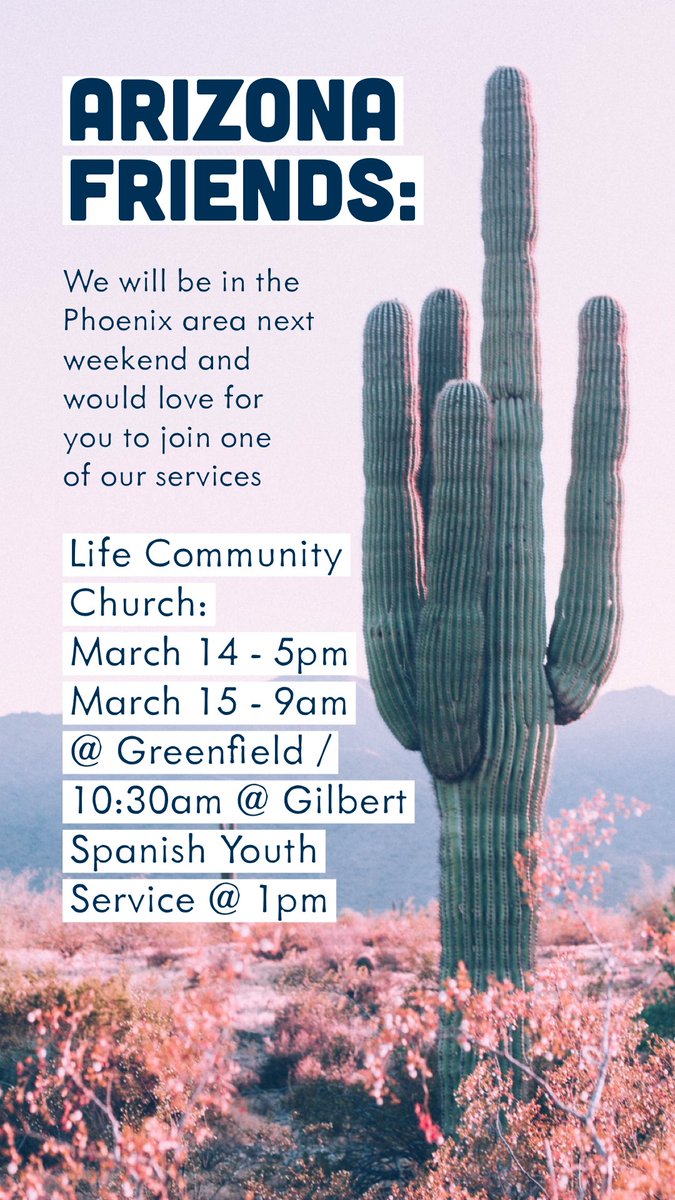 MCUSA_'s tweet photo. Arizona we are coming your way tomorrow! https://t.co/zXz0aobuzM