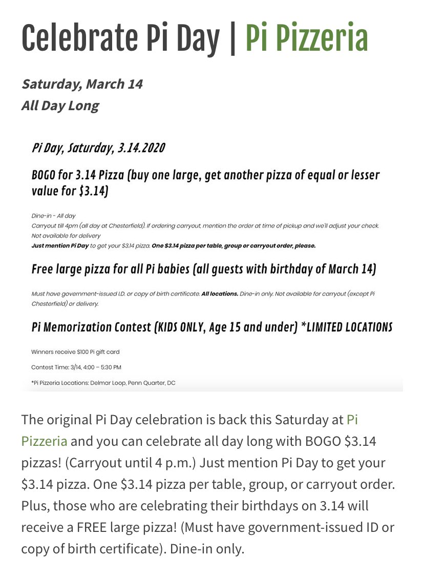 McCluer_FB's tweet photo. Here for the good news.
#STLDAY #314DAY #StLunatics #ImFromTheLouAndImProud #YesThatIsAnImosPizzaBun #HiPointe #PiDay #Pi #PiPizza #BOGO
@HiPointeDriveIn @pistl https://t.co/y7c3frIYJd