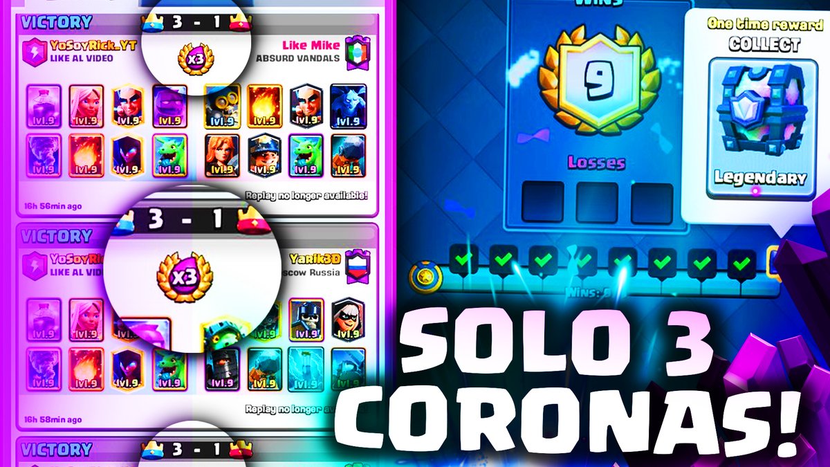 #NuevoVideo !

¡¡DESAFIO DE SIRTAG **TODO A 3 CORONAS**!! 

RT 🙏❤️🔁
♦Video completo: youtube.com/watch?v=CO9B0x…
