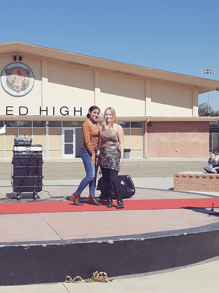 Merced_FCCLA's tweet photo. GREAT JOB to the students of Ms. Wade's fashion class on their recycle &amp; redesign project! You all did AMAZING today!❤ https://t.co/hSBmA3tU3j
