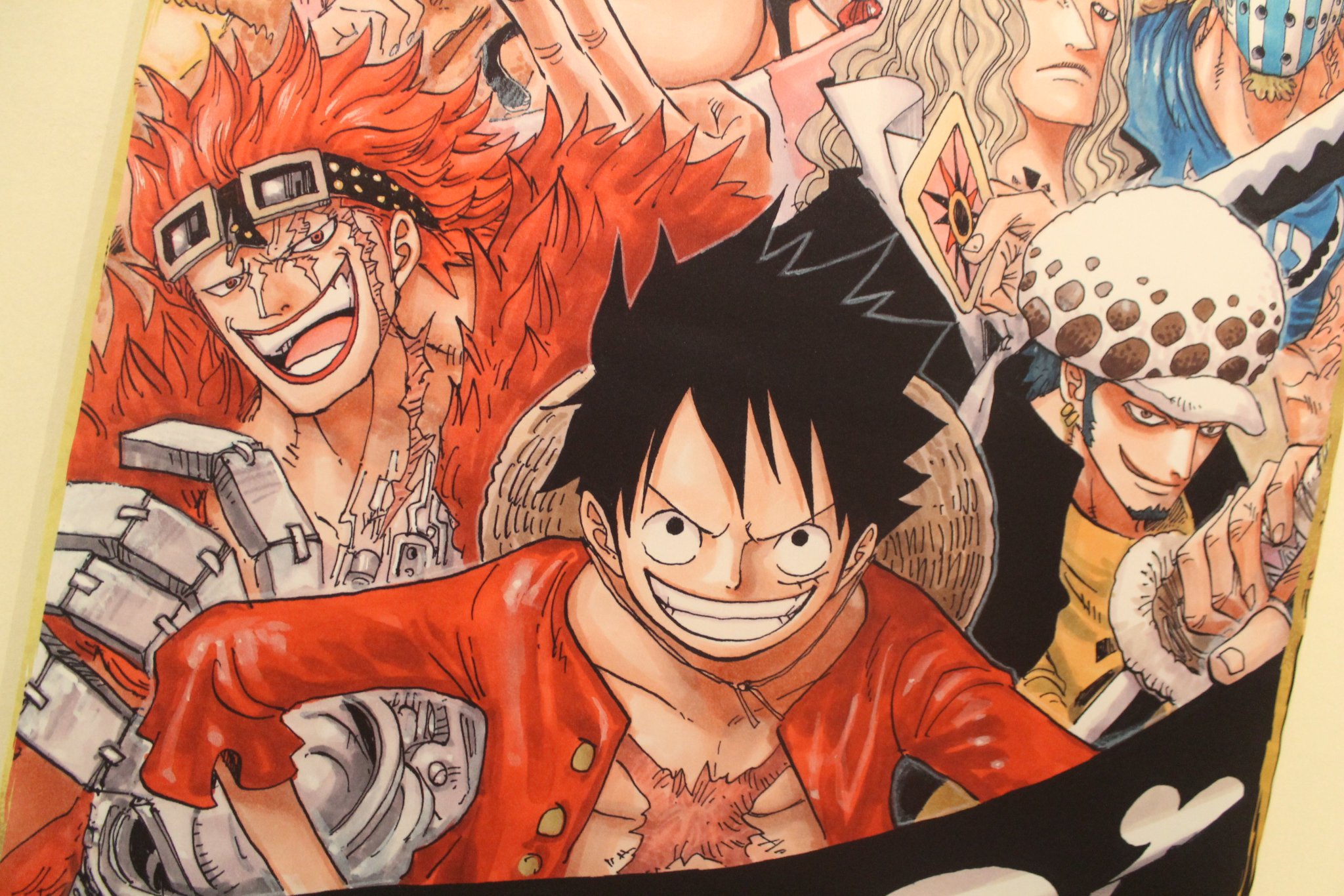 One Piece麦わらストア渋谷本店 新商品 原画商品 Bigタペストリー 最悪の世代 5 000円 税 好評発売中 麦わらストア Onepiece