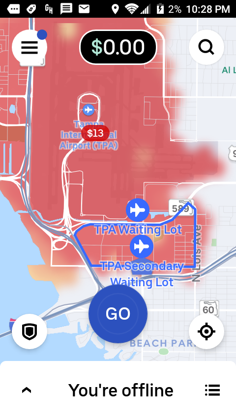 CaptainUberPro's tweet photo. Wow! No #UberDrivers at #TPA tonight!!! 

What a mess for #Uber &amp; #Lyft...

#COV19
#CoronaVirus
#COVID19US
#UberDriver https://t.co/rZ0A4UcjHh