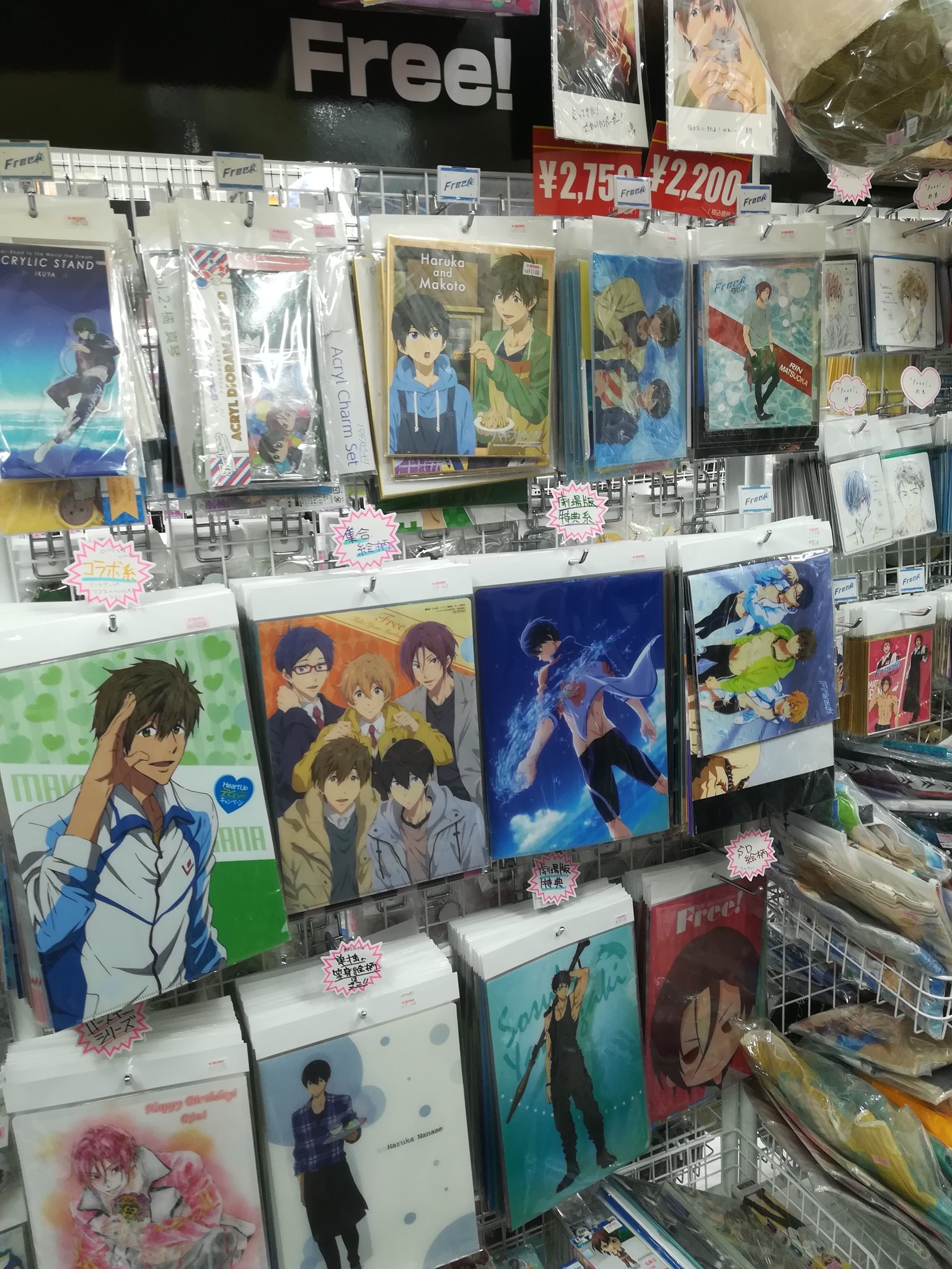 K Books キャラ館 少年まんが Auf Twitter コーナー紹介 Free コーナーには 色紙やクリアファイルがたくさん Kbooks アニメ館 Free 七瀬遙 橘真琴 K Books キャラ館 少年まんが Auf Twitter コーナー紹介 Free コーナーには 色紙やクリアファイルがたくさん Kbooks アニメ館 Free 七瀬遙 橘真琴