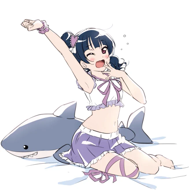 >寝巻きの善子ちゃん。先日、公式が投稿した新商品お知らせのあの善子ちゃん。(伝わりにくい)
#odaibako_fuyuu310 https://t.co/OjkATUt8ev
これかな? 