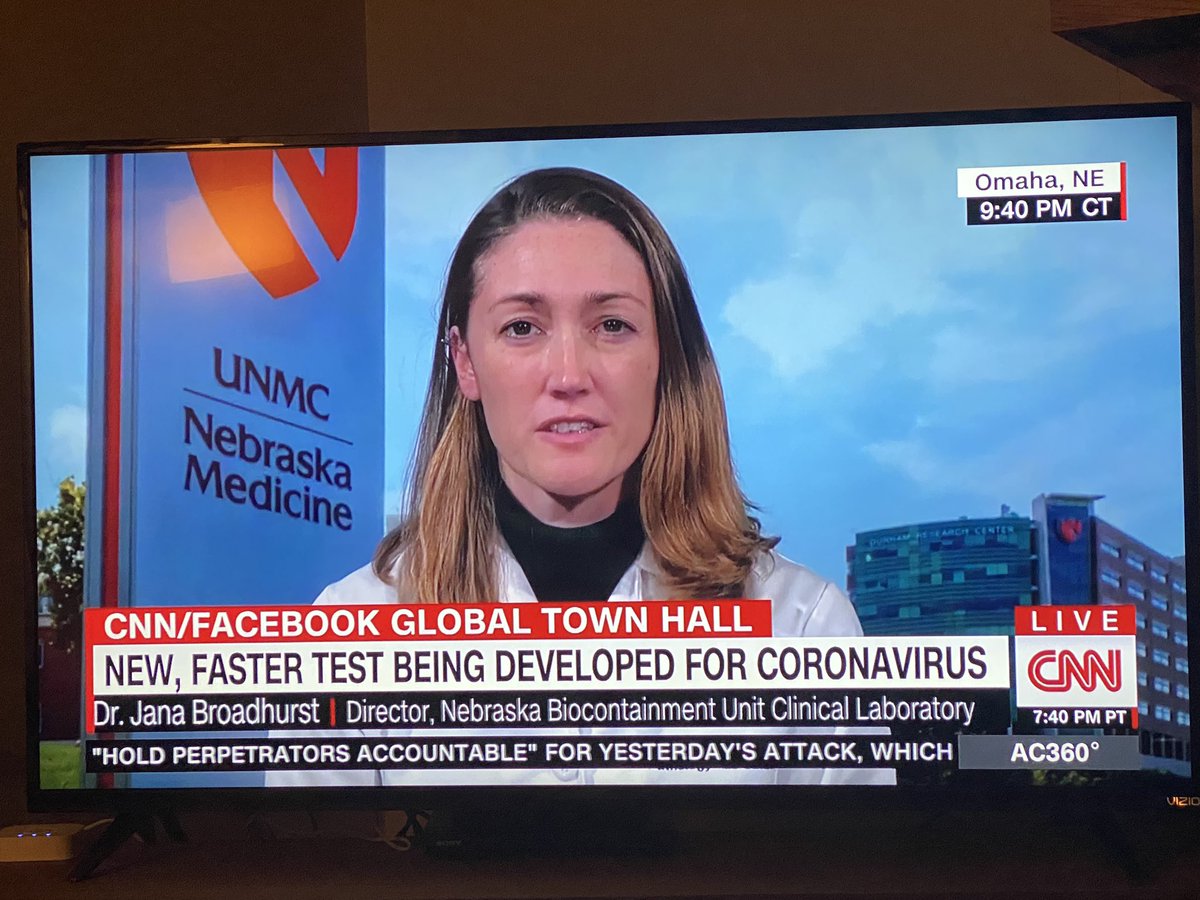 Nebraska’s very own <a href="/unmc/">University of Nebraska Medical Center</a> expert Dr. Broadhurst talking about their #Covid_19 test they have developed that can have results in just a few hours, ensuring early detection and saving lives. #Nebraska