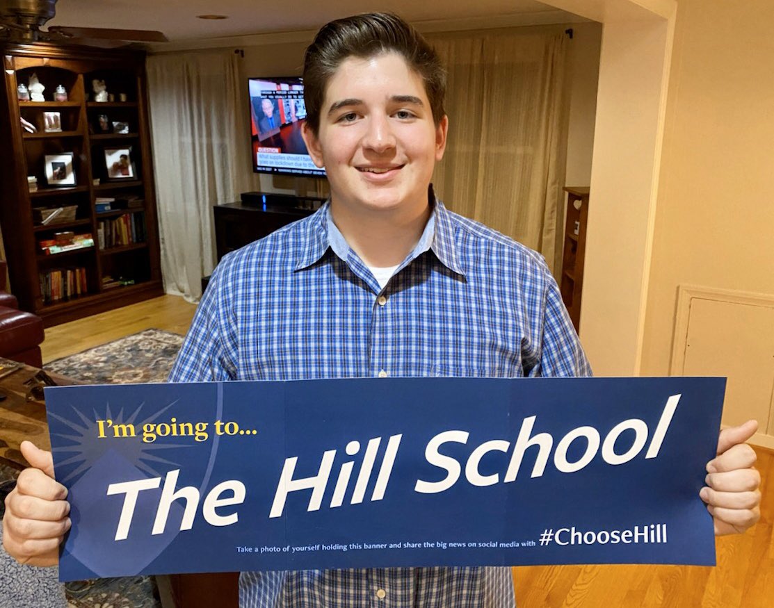 abcstacia's tweet photo. Exciting news!!!! Grant is heading to boarding school in the fall! He was accepted by The Hill School in Pennsylvania. We are so proud of him. He really went for it and chose the right school! #choosehill https://t.co/gKiNKW9jvs