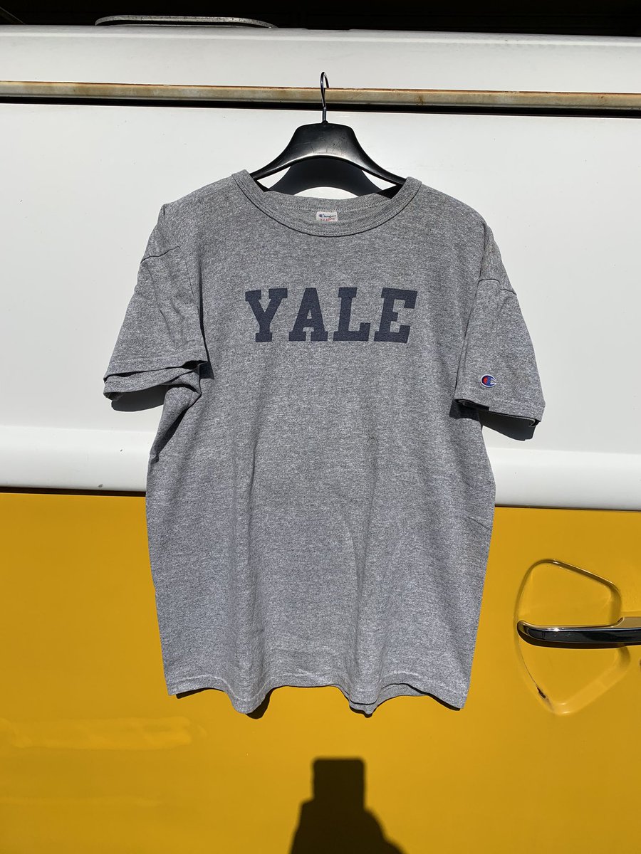 YardWarehouse's tweet photo. #実はヴィンテージショップなんです　🤣

#チャンピオン
#champion
#yale

#yardwarehouse   
#ヤードウエアハウス
#vintage 
#vintageclothing
#ヴィンテージ 
#古着
#USA   
#アメリカ買付け
#岐阜県 

#中津川市 https://t.co/dbwnGseIFU