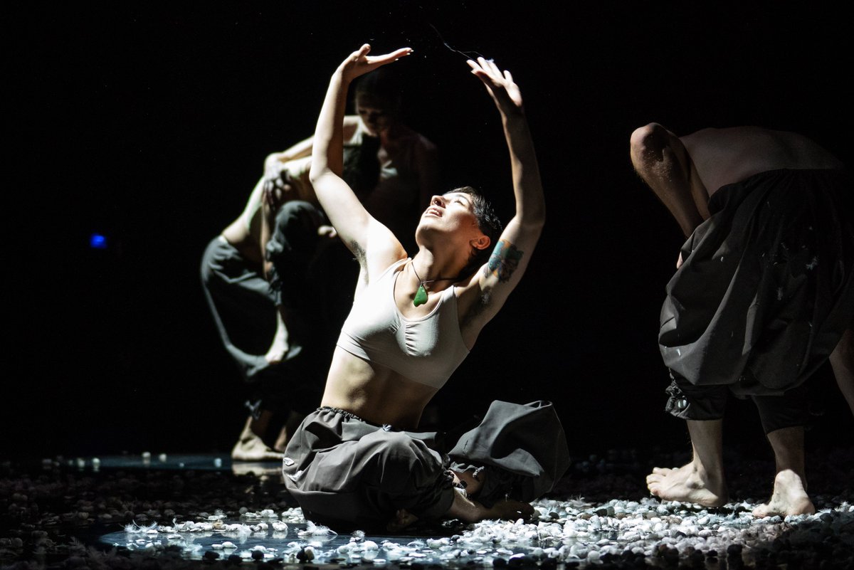 AotearoaNZFest's tweet photo. The climax of this cultural journey and theatrical collaboration between @OkarekaDance and @EXHALEDANCE1 has come to reality with the soaring world premiere of Hōkioi me te Vwōhali 🦅 last night! 

https://t.co/X6YaMqzCC3

Don't miss this transfixing show📸 Matt Grace #NZFEST https://t.co/fAWx2CkB5d