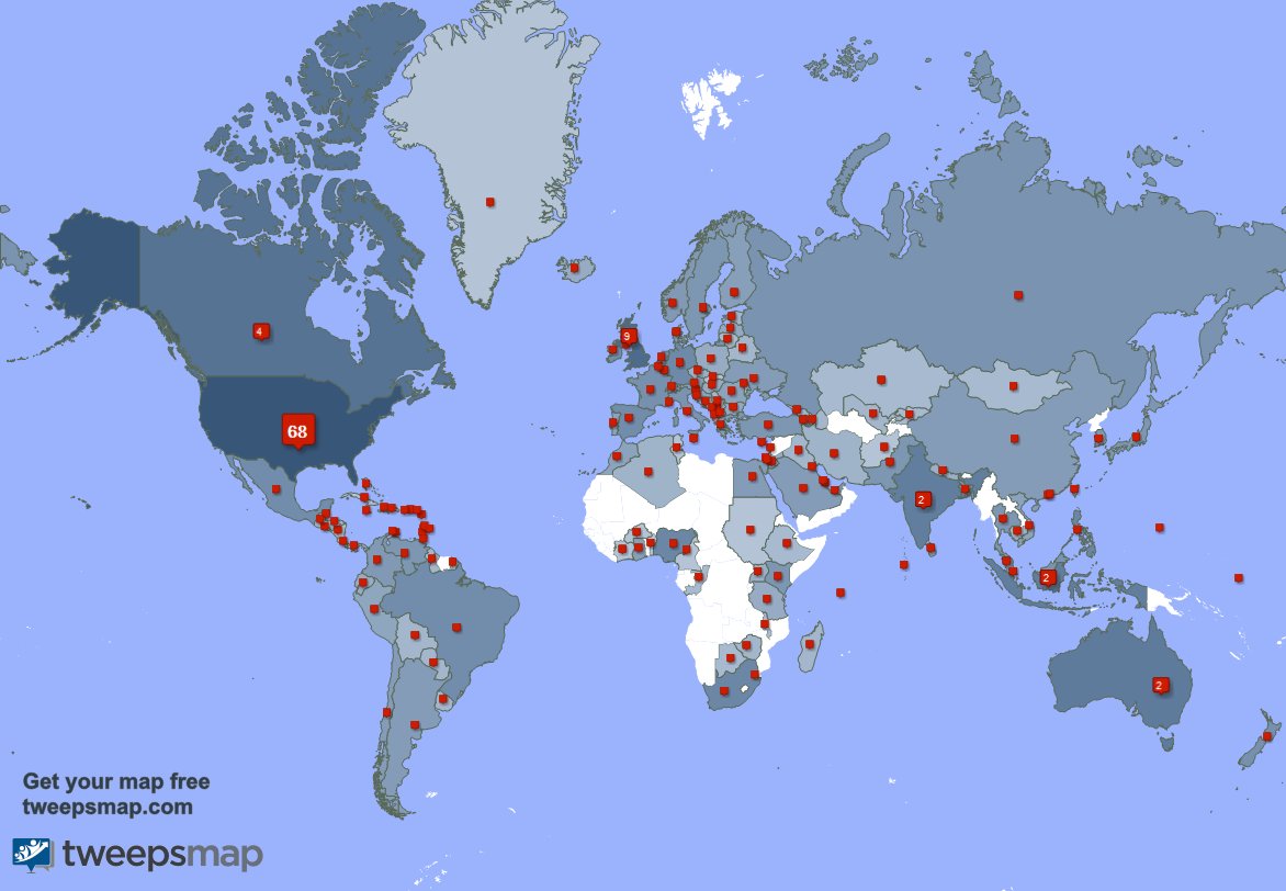Special thank you to my 10 new followers from Australia, and more last week. tweepsmap.com/!RustyGoat