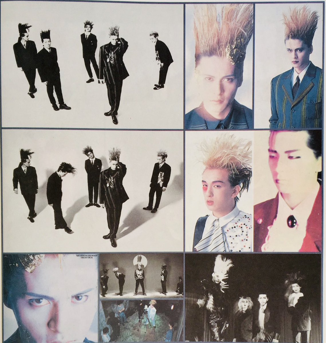 BUCK-TICK 3rdアルバム『SEVENTH HEAVEN』 1、2枚目ジャケット仕様と別