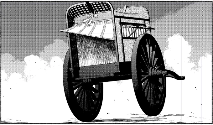 デジタルでもトーンは削ったり重ねたりするのが好き。
カッターの刃を広く使ってモヤッと削った風にする方法をしばらく悩んでいたけど最近だと「チョーク」ブラシが近い気がする。

※画像は牛車→3D(https://t.co/mbRJ1BBIFh)+描き込み、アナログ線画→非表示 
