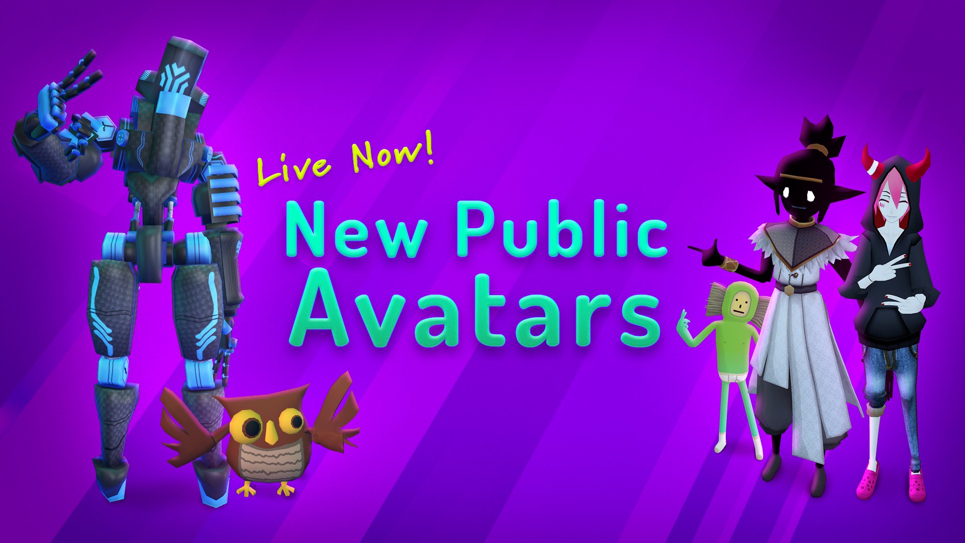 Vrchat On Twitter The Results Of Our Last Featured Avatar Submissions Have Been Finalized Check Out The New Community Created Avatars For Vrchat On Quest And Pc In Our Public Avatar Row Thanks - roblox avatar vrchat