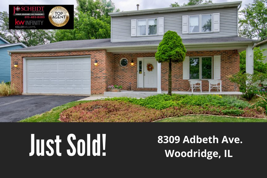 scheidt_jo's tweet photo. 🎉���Just Sold!!🎉🎉

8309 Adbeth Ave.  Woodridge, IL

Can we help you find your new home?

Call/Text: 815-483-8283

#jospassion #joscheidtrealtygroup #kwrealtyinfinity #naperville #realestate #woodridge https://t.co/CGElk3Gsqh